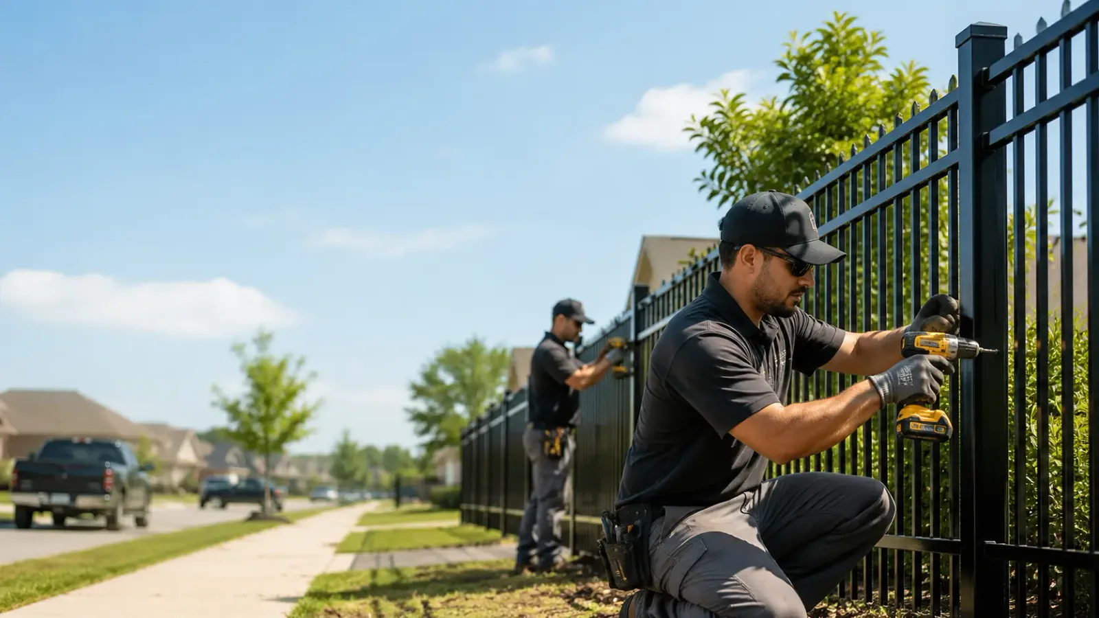 Metal Fence Installation in Petal, MS